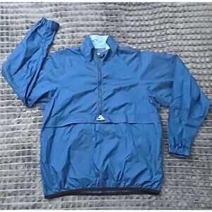 Vintage 90s Nike ACG Pullover Jacket Outer Layer 3 Blue Half Zip Anorak Mens XL